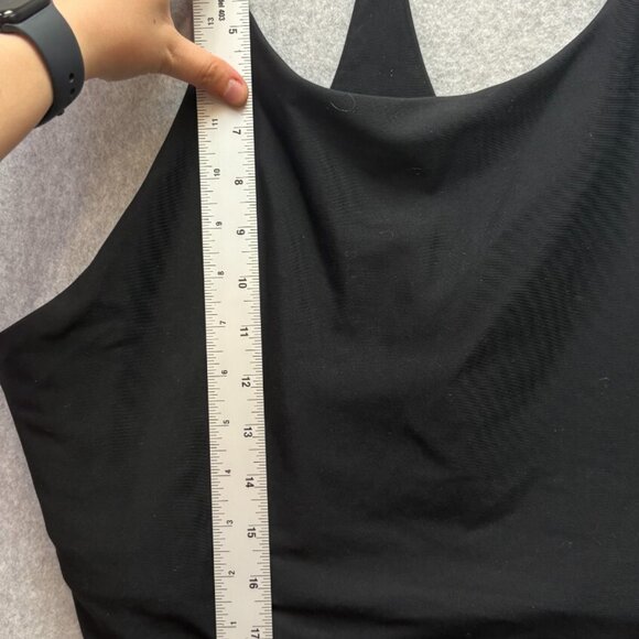 Old navy active power soft crop top built in bra solid black super stretch - Picture 4 of 5